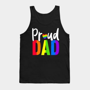 Proud Dad Gay Proud LGBT Pride Month  Pride Tank Top